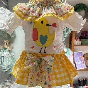 Conjunto pajarito niña