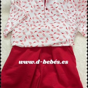 Conjunto barco de papel